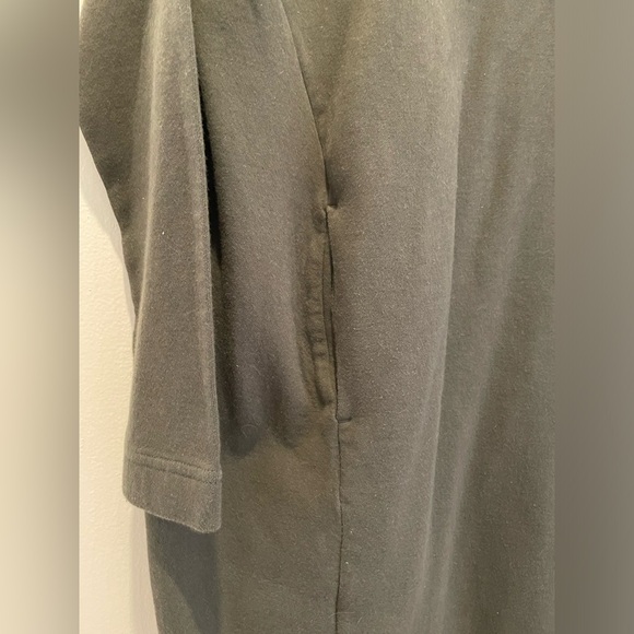 Muji dark green midi dress with side pockets XS-S - Picture 4 of 7